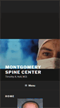 Mobile Screenshot of montgomeryspinecenter.com